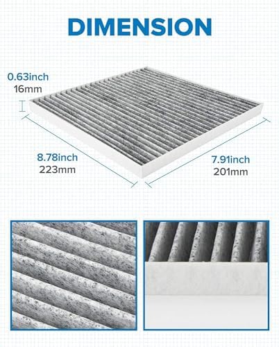 PHILTOP CF10709 HEPA Cabin Air Filter for Hyundai Tucson, Kia Sportage