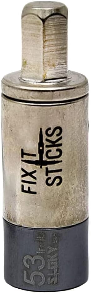 Fix It Sticks Field Hunting Outdoors Gun Maintenance Adjustable Fits 1/4in Bit T-Way Wrench Small Torque Limiter, 53 in-lb