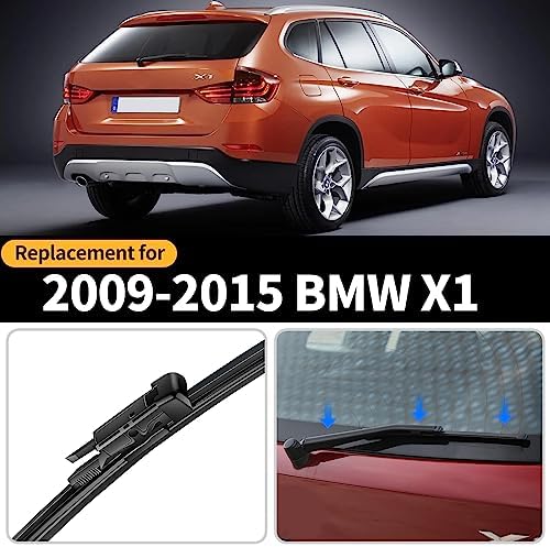 Back Windshield Wiper Blades for BMW X1 2009-2015