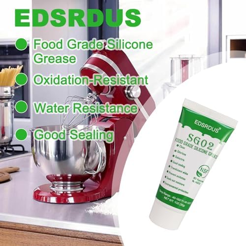 SG02 Food Grade Silicone Grease Waterproof Plumbers Grease for Valve Sealant Faucet O Rings Garden Hoses 1OZ