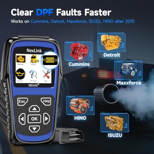 NEXAS NL102P Heavy Duty Truck Scanner with DPF Regeneration