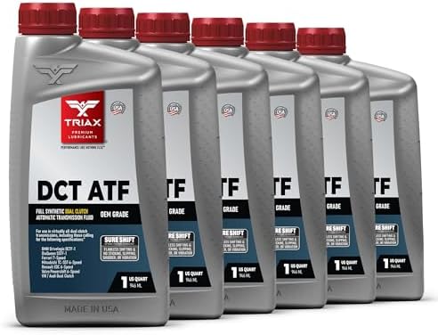 TRIAX DCT ATF - Full Synthetic Dual Clutch Automatic Transmission Fluid - OEM Grade - Compatible with Direct Shift Gearboxes and Dual Clutch Transmissions (6 Quart Case)