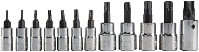CRAFTSMAN Torx Bit Socket Set, Tamper Proof, 12-Piece (CMMT49293)