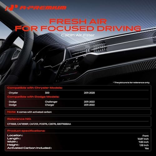 A-Premium Cabin Air Filter with Activated Carbon