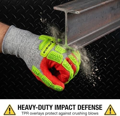 Radians RWG603 Cut Protection Sandy Foam Nitrile Coated Glove, Cut Protection Level A5