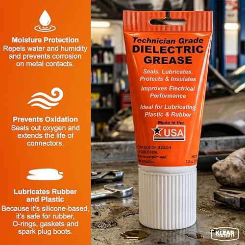 Dielectric Grease, Non-Conductive Technician Grade Silicone Grease, 3.3 oz