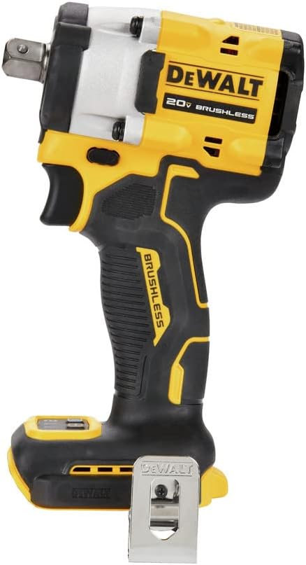DEWALT ATOMIC 20V MAX* 1/2 in. Cordless Impact Wrench with Detent Pin Anvil (Tool Only) (DCF922B)