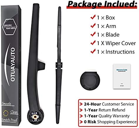 OTUAYAUTO Replacement for 2006-2010 Jeep Commander Rear Windshield Back Wiper Arm Blade Cover Cap