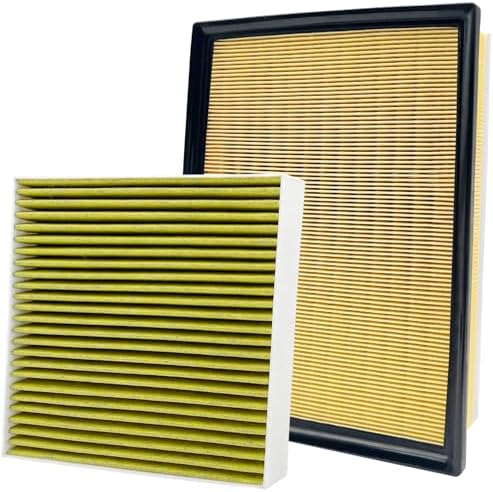Capume 2PCS Cabin Engine Air Filter Kit Fits for 4Runner 4.0L 2010-2024,GX460 4.6L 2010-2023,Replacement for 17801-38051,87139-07020, CA10835, CF10285, JM285JM0835