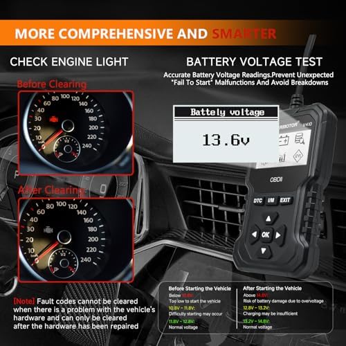 OBD2 Scanner, V410 Car Scanner Diagnostic Tool,Car Code Reader Scan Tool