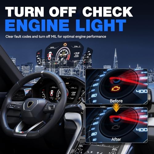 VDIAGTOOL VD30 Pro OBD2 Scanner, Check Engine Code Reader with Live Data