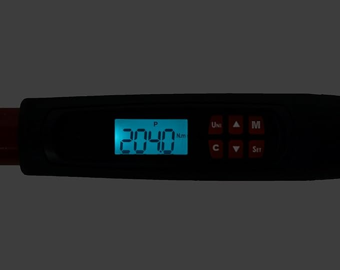 ARES 43001-1/2-Inch Drive Electronic Digital Torque Wrench - 25.1-250.8 ft/lbs (30-340Nm) - Reversible Sealed Head - Multi-Alert System Prevents Over-Torquing