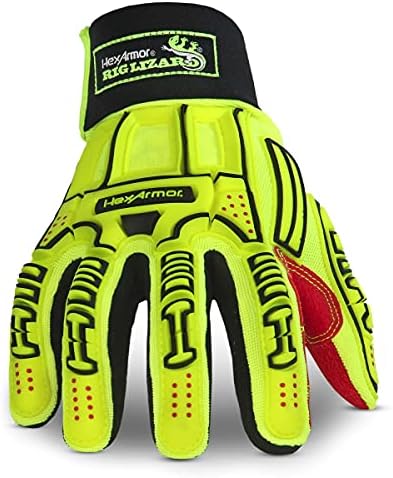 HexArmor Rig Lizard 2025X Work Safety Gloves | A6 Cut, Impact, Contact Heat and Puncture Resistant | XX-Large