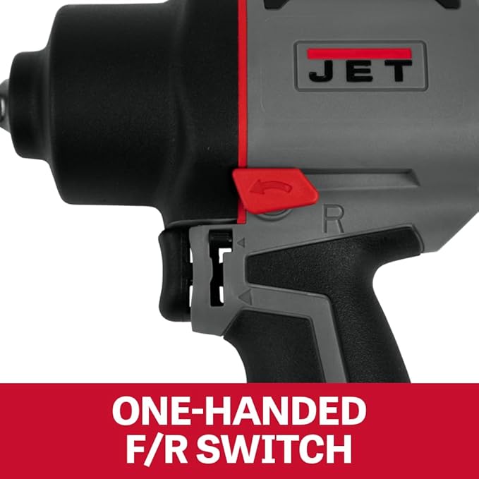 JET 1/2-Inch Composite Impact Wrench, 800 ft-lbs, 7300 RPM (Model JAT-126)