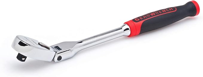 GEARWRENCH 3/8" 120XP Flex Head Teardrop Ratchet with Dual Material Handle, 13-1/2" - 81210P