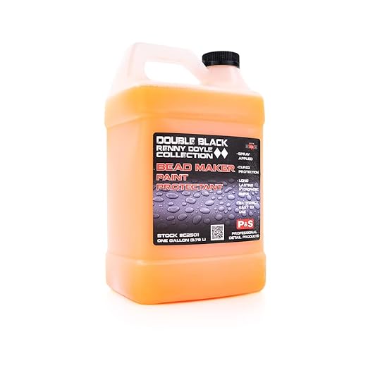 P & S PROFESSIONAL DETAIL PRODUCTS Bead Maker with 4 Eagle Edgeless Microfiber Towels by The Rag Company - Paint Protectant & Sealant, Long Lasting Gloss Enhancement, Hydrophobic Finish (1 Gallon)