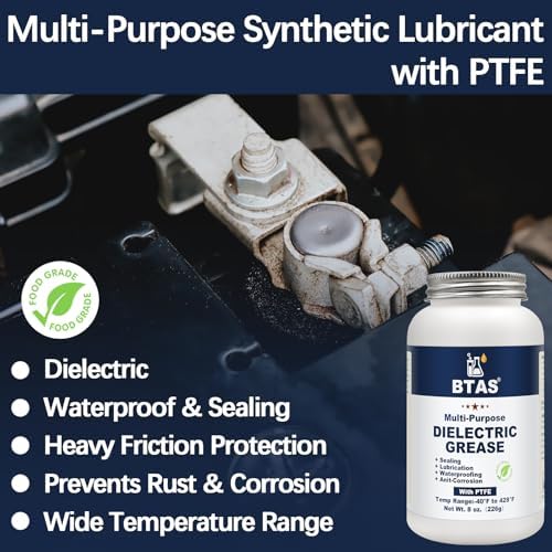 BTAS Dielectric Grease Marine Grade for Battery Terminal Spark Plug 8oz
