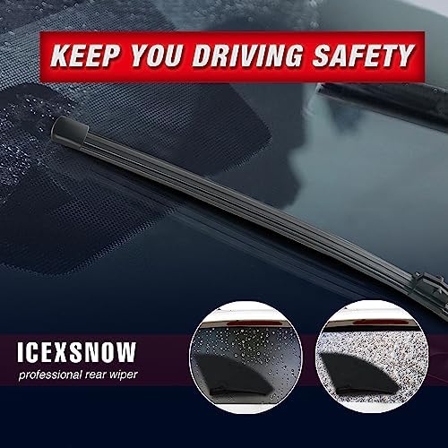 15" Rear Windshield Wiper Blade Replacement for Audi Q5 2022-2018 Q7 2021-2017 /Volkswagen Touareg 2014-2011 Back Window Wiper Blade-A360H (Single)