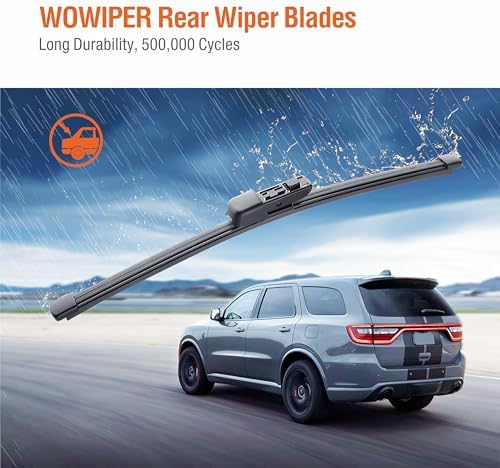 11 inch (A282H) Rear Wiper Blade Replacement for Volkswagen VW Golf 2019-2010 Golf City 2010-2008 Atlas 2021-2018 Back Windshield Wiper +More