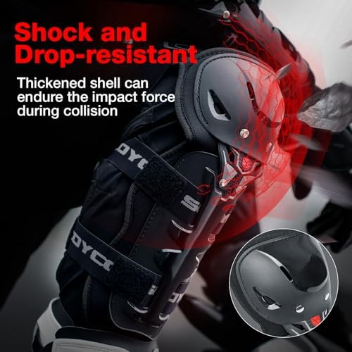 Scoyco Motorcycle Knee and Elbow Pads CE Level 1 Riding Protective Gear