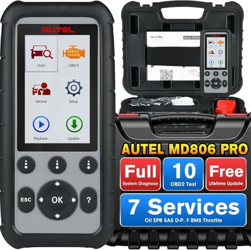 Autel MaxiDiag MD806 PRO OBD2 Scanner, Car All System Diagnostic Scan Tool