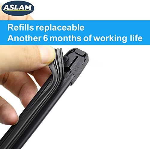 ASLAM 24 and 21 Inch Front Windshield Wipers