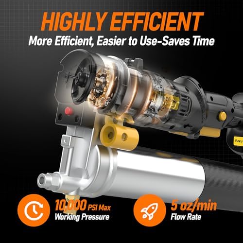 Cordless Grease Gun Compatible with DeWalt 20V MAX Battery(No Battery)