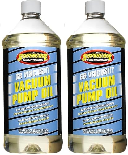 TSI Supercool V32 68 Viscosity Synthetic Vacuum Pump Oil 32oz (Pack of 2)
