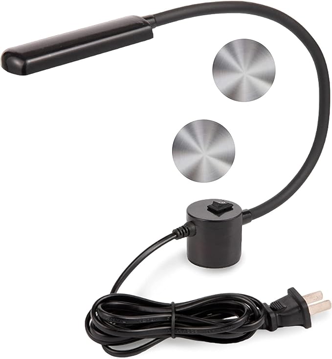 FAJ Sewing Machine Light, Magnetic, Flexible 60 LED Work Lights, Bandsaw Accessories, Scroll Saw with Extra Long Gooseneck - Mount Anywhere Discs (2) Included