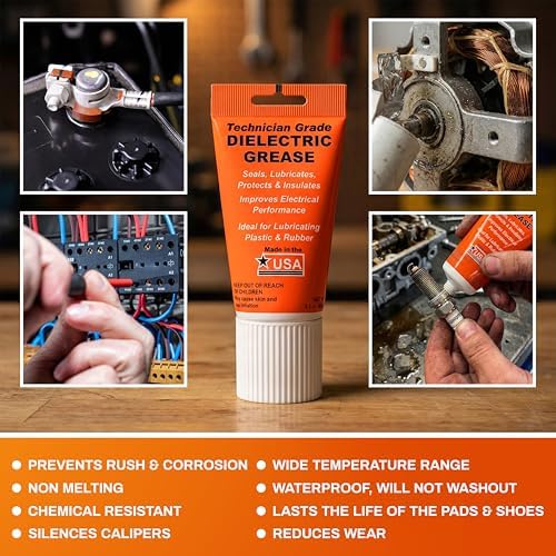 Dielectric Grease, Non-Conductive Technician Grade Silicone Grease, 3.3 oz