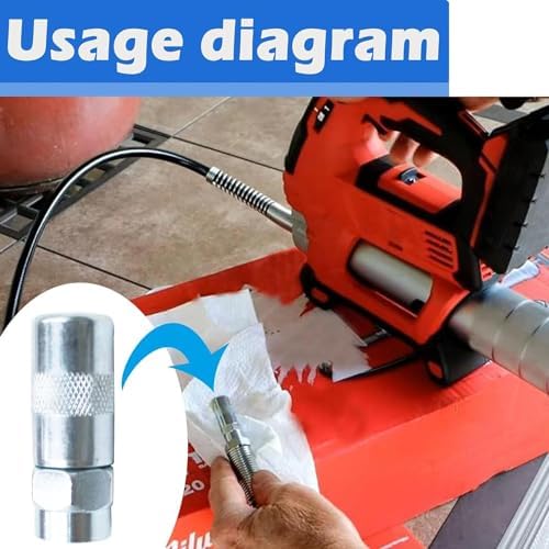 5Pcs 49-16-2649 Replacement for Mikwauke Pressure Grease Gun Coupler Tips﻿