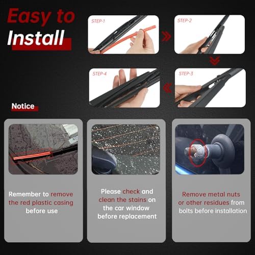 Replacement for Genuine GMC Acadia, Saturn Outlook 2007-2012, Rear Windshield Wiper Arm Blade Set - OTUAYAUTO Factory OEM Style 15276248