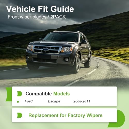 PARRATI® 22'' + 20'' Windshield Wiper Blades for 2008-2011 Ford Escape