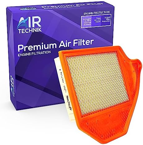 AirTechnik CA11050 Replacement Engine Air Filter | Fits 2011-2016 Chyrsler Town & Country, 2011-2020 Dodge Grand Carvan, 2012-2015 Ram C/V, 2011-2014 Volkswagen Routan - 7B0129620A/4861737AA