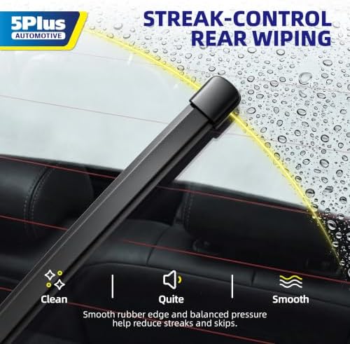 5 PLUS® 13 Inch Rear Windshield Wiper Blade - Original Quality,Quiet Wiping