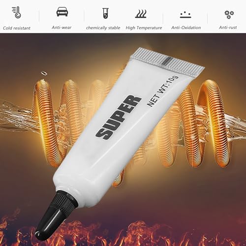 3D Printer Gear Grease – Reduces Noise & Enhances Performance for Creality Ender-3 S1/CR-10, Ender 3, Prusa MK4, Linear Rail Kits, CNC Machines, Electric Motors & Keyboards (6)