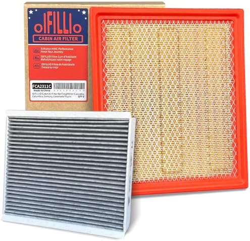 OIFILLIO Engine & Cabin Air Filter Kit for Ford F150 (2015-2026)