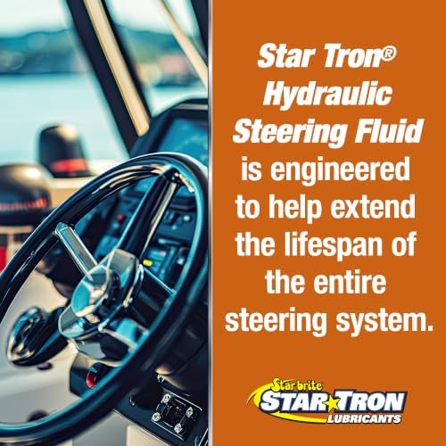 STAR BRITE Hydraulic Steering Fluid, Synthetic Blend, ISO 15, Marine-Grade