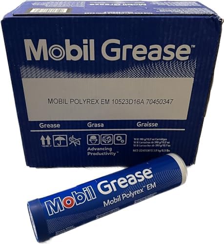 Polyrex EM Electric Motor Bearing Grease Case of 10 13.7 oz Tubes