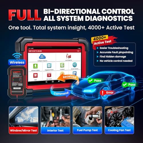 LAUNCH X431 CRP919EBT OBD2 Scanner, 2026 Wireless Bidirectional Scan Tool