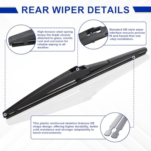 KAIYI 3 Windshield wipers Compatible with Mazda CX-9 2007-2015