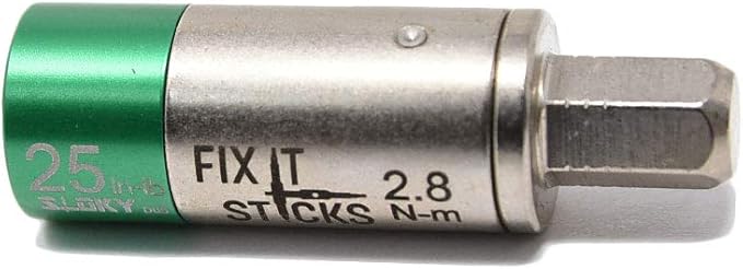 Fix It Sticks Field Hunting Outdoors Gun Maintenance Adjustable Fits 1/4in Bit T-Way Wrench Small Torque Limiter, 25 in-lb