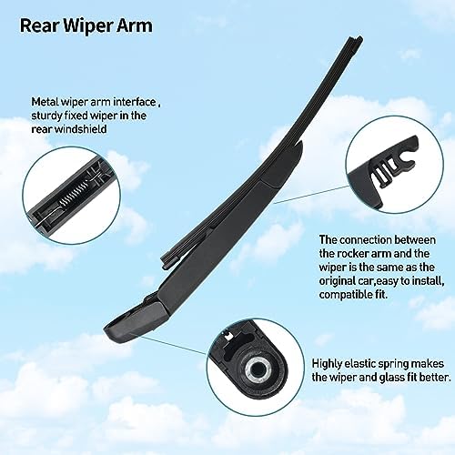Rear windshield wiper set- Replacement for Kia NIRO 2017-2022