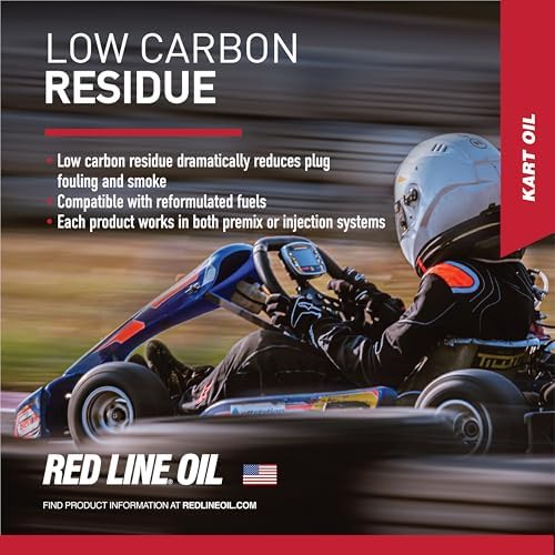 Red Line 40403 Synthetic Two Stroke Kart Oil - 16 Ounce (12 Pack)
