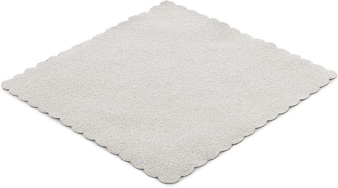The Rag Company - Buttersoft Suede Cloths - 4in. x 4in. - Grey | Ideal for Cleaning Touch Screens and Applying Ceramic Coatings to Car and Truck Exteriors - Lint Free and Tagless (40 Pack)