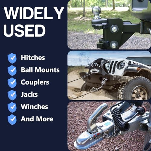 BTAS Trailer Hitch Ball Lubricant Waterproof Grease with PTFE 5oz,Reduces Friction & Wear & Noise on Tow Hitch Mount Balls,King Pins,Hitch Locks,Jacks,etc.