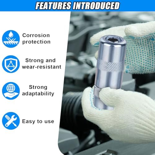 6PCS Car Grease Gun Nozzle Tip, 1/8" NPT Grease Gun Coupler Nozzle
