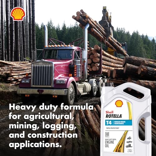 Shell Rotella T4 Triple Protection 10W-30 Diesel Engine Oil, 1 Gallon (3 Pack)