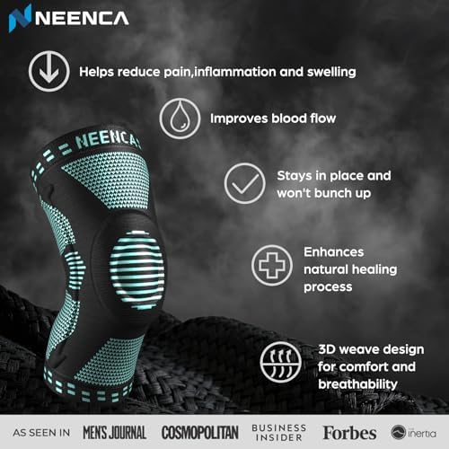 NEENCA Professional Knee Brace, Medical Knee Support for Women & Men Relief