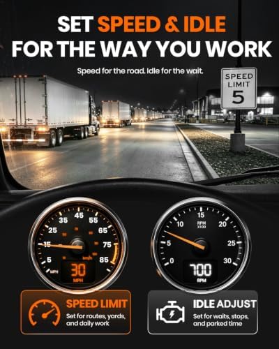 ANCEL HD7000 Heavy Duty Truck Scanner with DPF Regen, Speed Limit/Idle Reset, Service Reset, Professional Diesel Diagnostic Tool for Cummins, Detroit, Caterpillar, PACCAR, Volvo, Mack & International